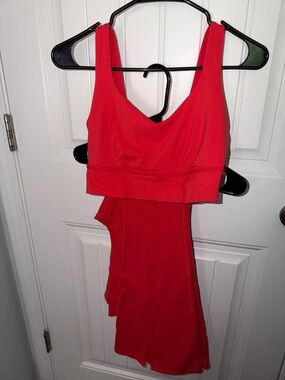 JoyLab Activewear Set - matching Crop Top and Split Flare Leggings